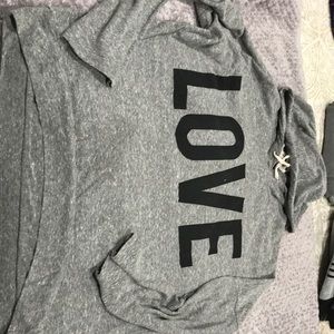 Grey hoodie
